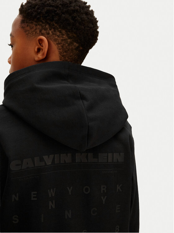 Calvin Klein Jeans Calvin Klein Jeans Mikina IB0IB02618 Čierna Relaxed Fit