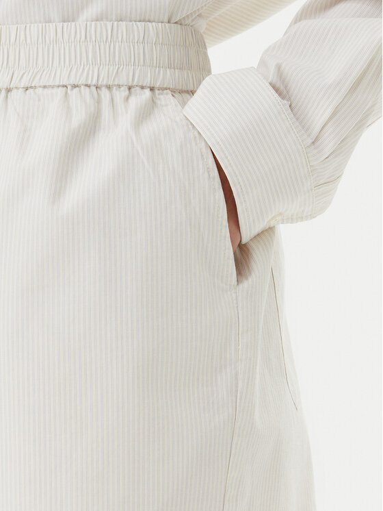 Herskind Herskind Szorty materiałowe Alma 5564172 Écru Relaxed Fit