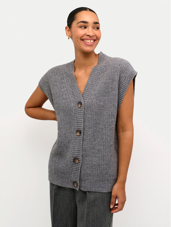 Kaffe Ζακέτα Nellia 10508966 Γκρι Regular Fit