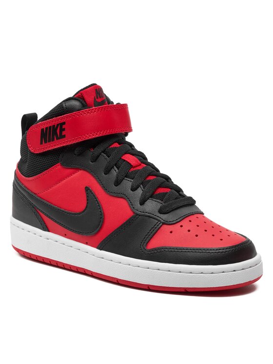 Nike Nike Laisvalaikio batai Court Borough Mid 2 (Gs) CD7782 602 Juoda
