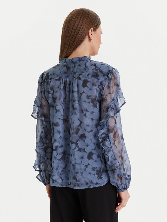 French Connection French Connection Bluza 72ZBA Modra Regular Fit