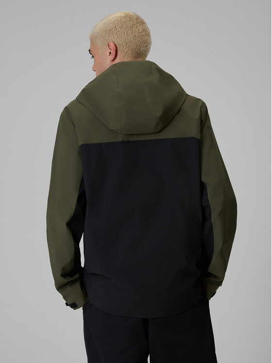 4F 4F Kurtka przejściowa CITY JACKETS Khaki Regular Fit