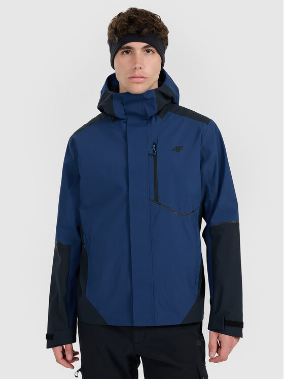 4F 4F Kurtka wielofunkcyjna HALNY Granatowy Regular Fit