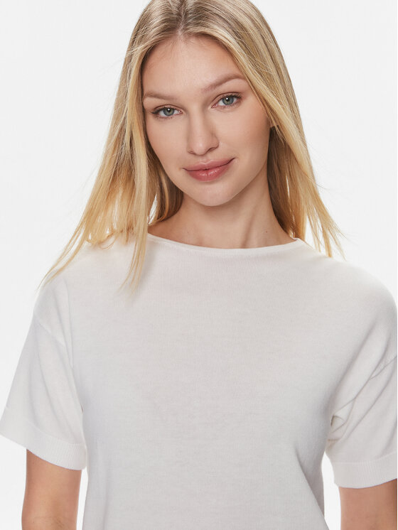 United Colors Of Benetton United Colors Of Benetton Majica 103CD102M Bela Regular Fit