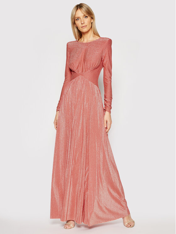 Liu Jo Liu Jo Abendkleid IA1067 J6023 Orange Regular Fit