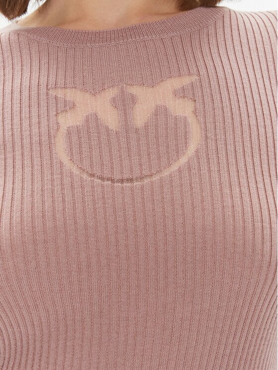 PINKO Pinko Svetr Tricheco 102019 A18M Růžová Regular Fit