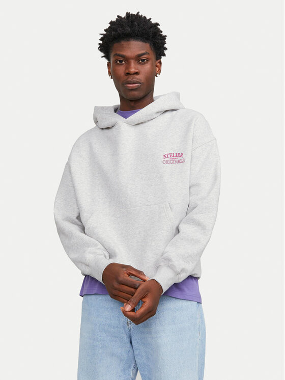 Jack&Jones Jack&Jones Mikina Santorini 12253126 Biela Oversize