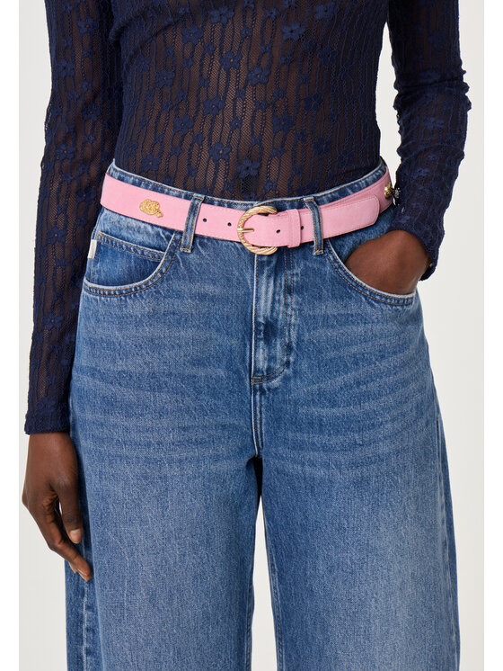 Fabienne Chapot Fabienne Chapot Pasek Studded Marina Belt Różowy
