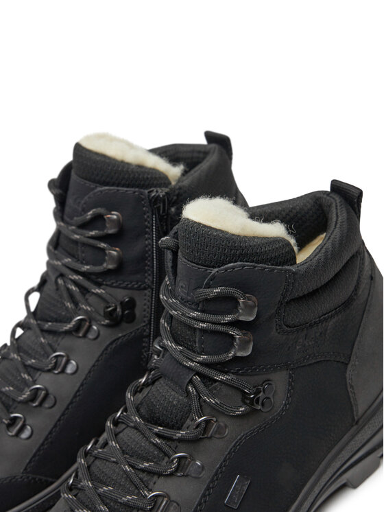 Rieker Rieker Schnürschuhe F5410-00 Schwarz
