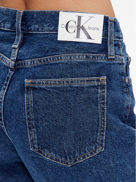 Calvin Klein Jeans Calvin Klein Jeans Jeans kratke hlače J20J220639 Modra Regular Fit