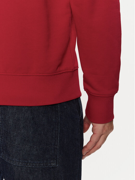 Tommy Hilfiger Tommy Hilfiger Bluza Essential MW0MW37237 Czerwony Regular Fit