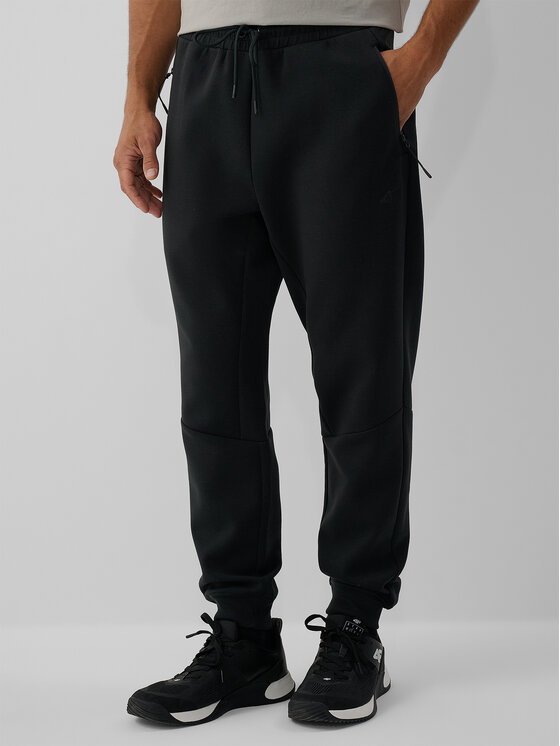 4F 4F Spodnie dresowe casual Szary ciemny Regular Fit