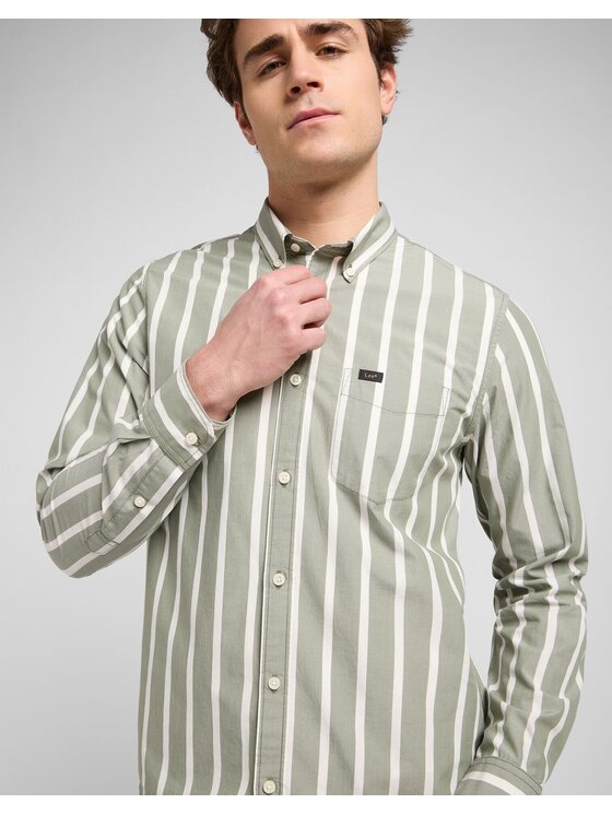Lee Lee Koszula BUTTON DOWN Kolorowy Regular Fit