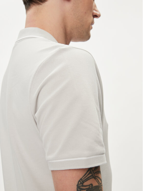 Calvin Klein Jeans Calvin Klein Jeans Тениска с яка и копчета J30J315603 Сив Slim Fit