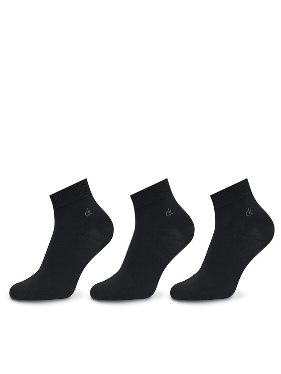 Calvin Klein Calvin Klein 3er-Set niedrige Herrensocken 701234209 Schwarz