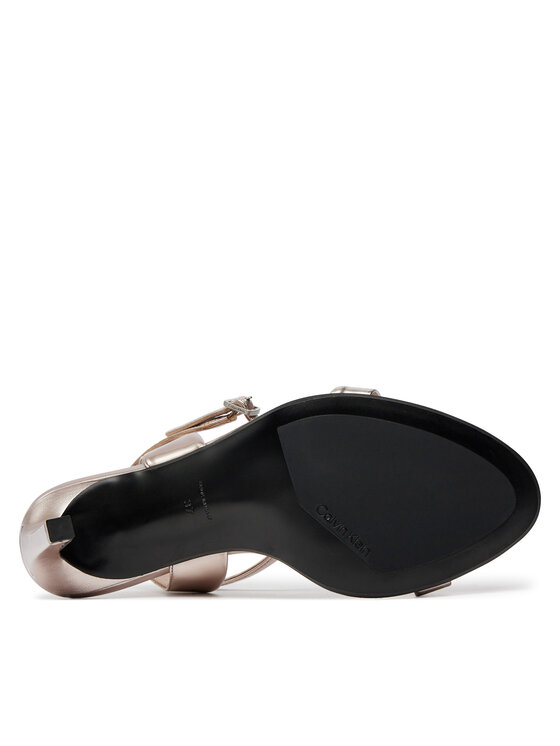 Calvin Klein Calvin Klein Σανδάλια Heel Sandal 90 Pearl HW0HW02026 Χρυσό