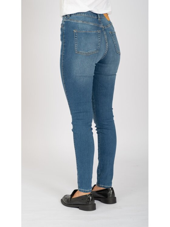 TeeShoppen TeeShoppen Jeansy Oryginalne dżinsy chude Niebieski Skinny Fit