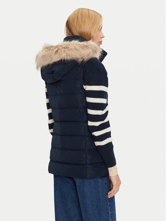 Tommy Hilfiger Tommy Hilfiger Bezrękawnik Heritage WW0WW43634 Granatowy Regular Fit