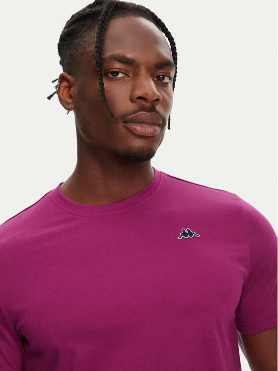 Robe di Kappa Robe di Kappa Marškinėliai Luc 611187W Violetinė Regular Fit
