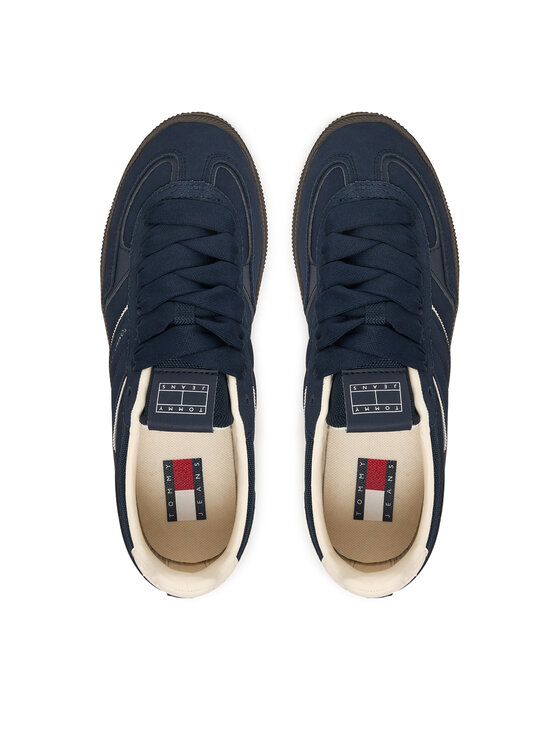 Tommy Jeans Tommy Jeans Sneakersy The Greenwich Edge Suede EN0EN02924 Granatowy