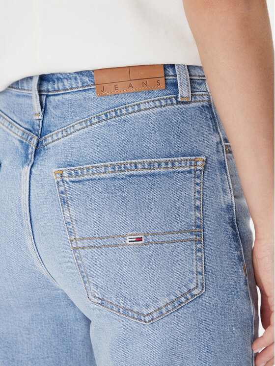 Tommy Jeans Tommy Jeans Traperice Layla Hr Slim Str Bi0112 Co DW0DW20643 Plava Regular Fit