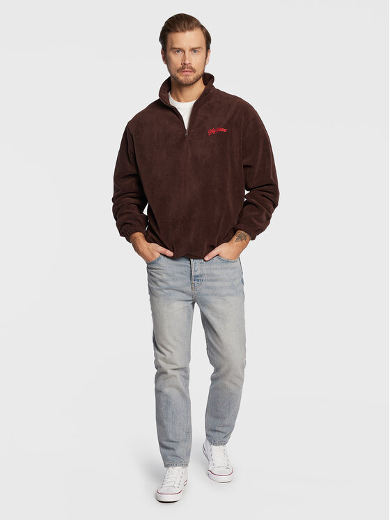 Felpa di pile 75327072 Marrone Relaxed Fit
