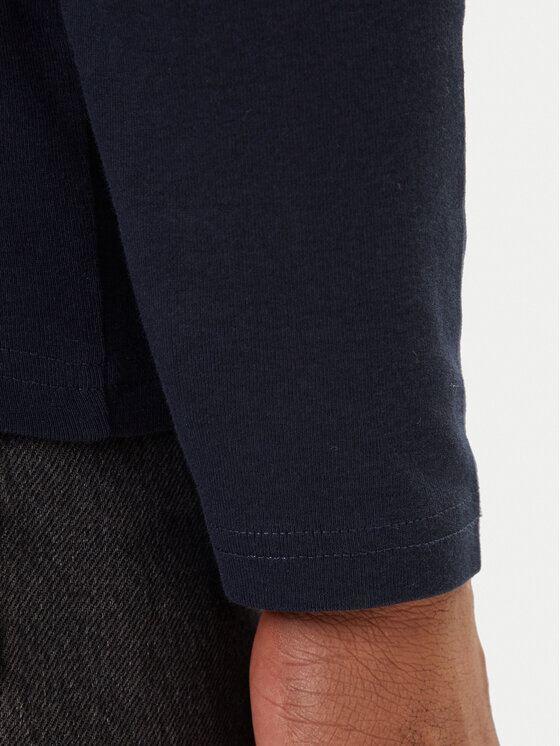 Mustang Mustang Longsleeve Arlington 1016875 Granatowy Slim Fit