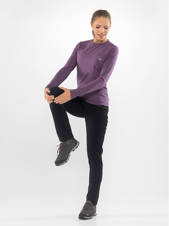 Viking Viking Bluzka Escalante Fioletowy Regular Fit