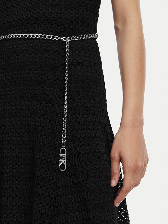 MICHAEL Michael Kors MICHAEL Michael Kors Vsakodnevna obleka MS683DUKS1 Črna Regular Fit