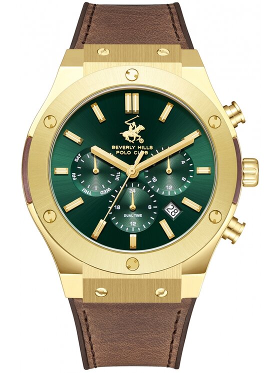Beverly Hills Polo Club Beverly Hills Polo Club Zegarek BP3690X.172 Zielony