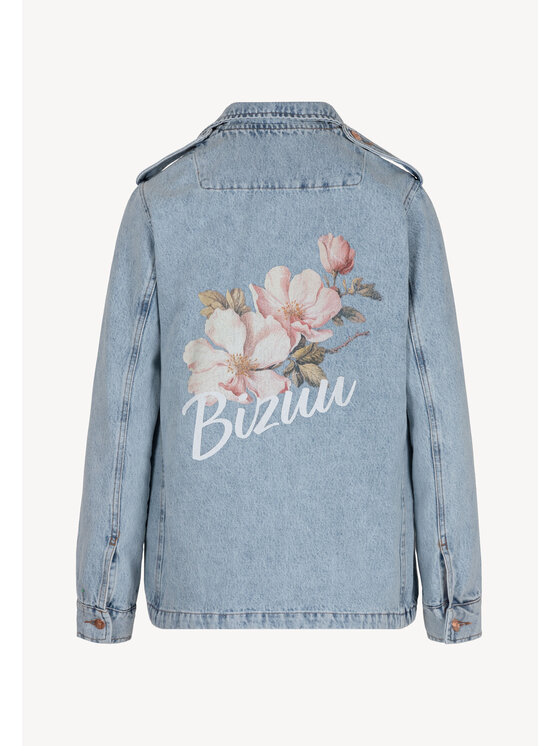 BIZUU Kurtka jeansowa KULLA Niebieski Standard Fit | Modivo.pl