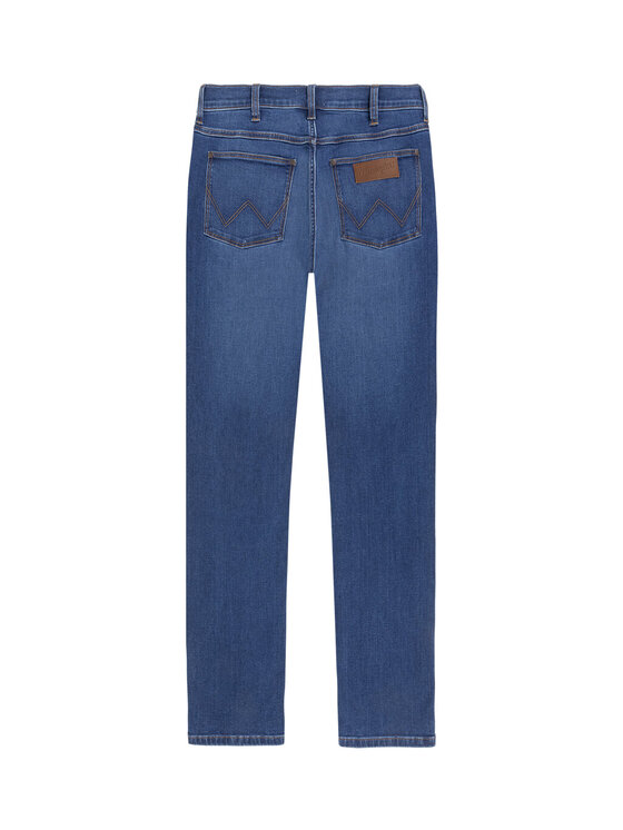 Wrangler Wrangler Jeansy W18SLD348_30/32 Niebieski Slim Fit