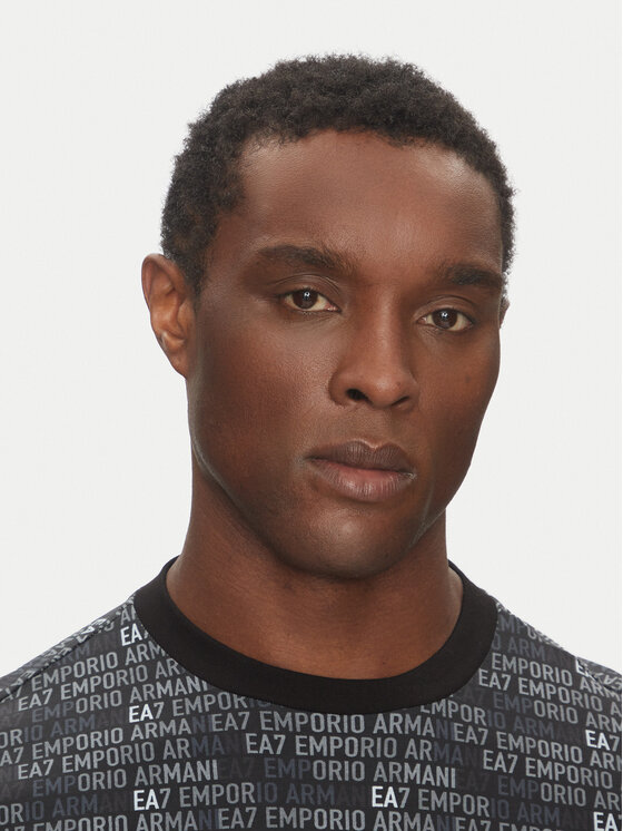 EA7 Emporio Armani EA7 Emporio Armani T-Shirt 7M000208 AF12874 UC001 Czarny Regular Fit