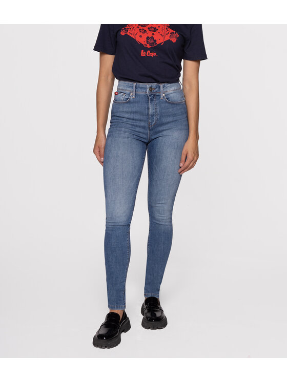 Lee Cooper Lee Cooper Jeansy DAILY Niebieski Skinny Fit