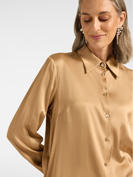 Elena Mirò Elena Mirò Koszula 5127P300366N012 Brązowy Regular Fit