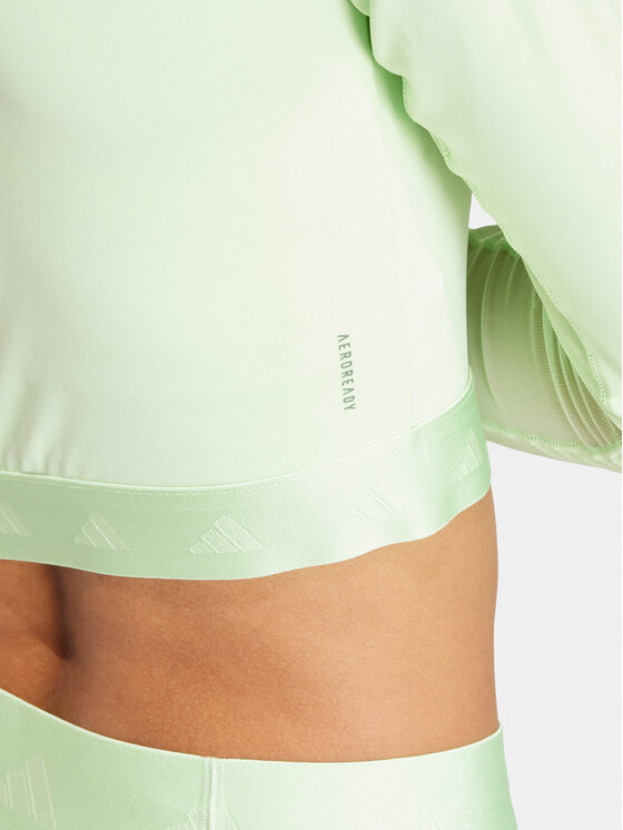 adidas adidas Funkční tričko Hyperglam Training IN6776 Zelená Slim Fit