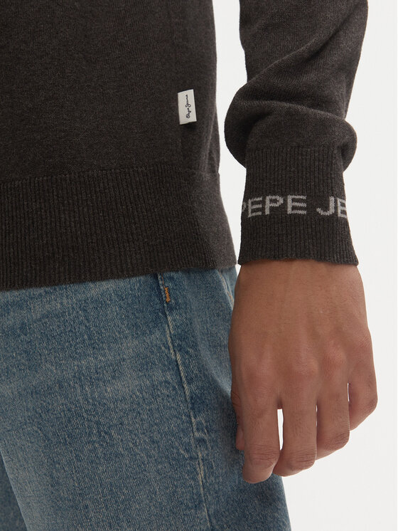 Pepe Jeans Pepe Jeans Pulover New Andre PM702469 Gri Regular Fit