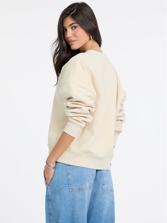 Guess Jeans Guess Jeans Bluza 179920 Beżowy Classic Fit