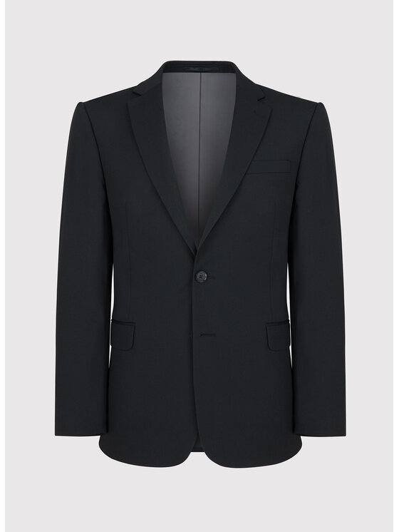 Pako Lorente Pako Lorente Marynarka P000B-3G-001 Czarny Slim Fit