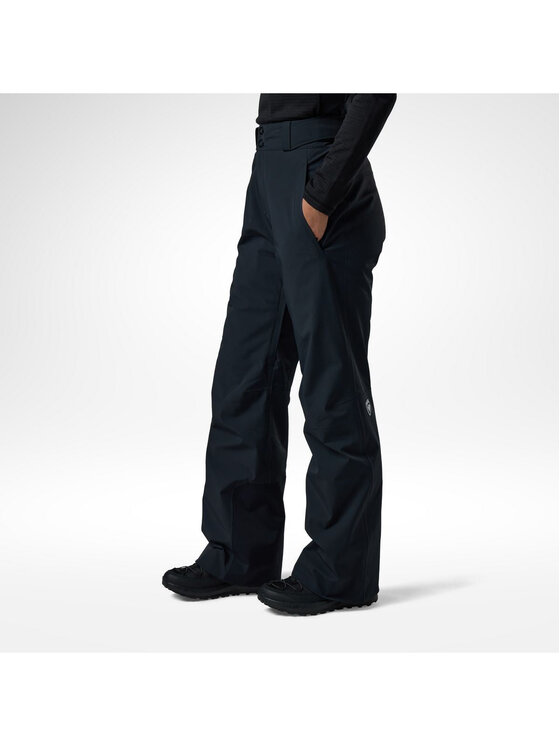 Rossignol Rossignol Spodnie narciarskie W 4Ws Blackside Insulated Pant Czarny Regular Fit