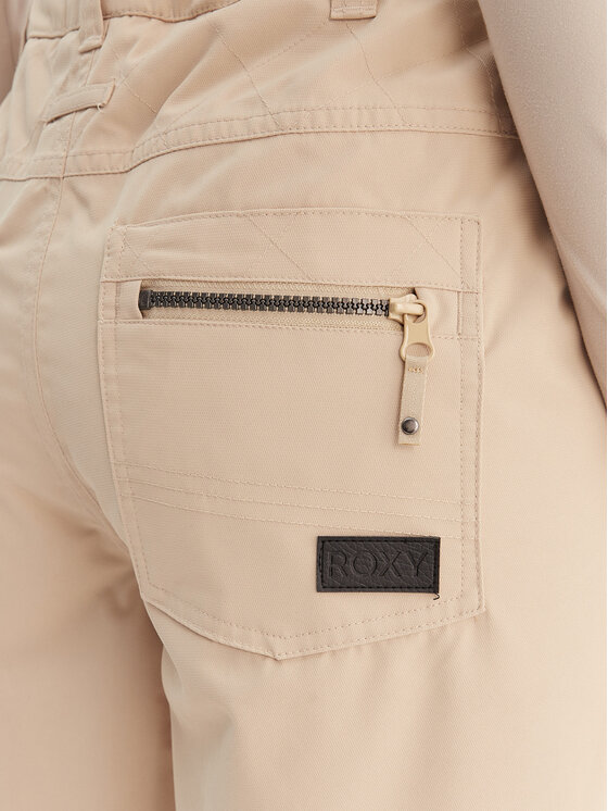 Roxy Roxy Pantaloni da snowboard Nadia ERJTP03271 Beige Tailored Fit