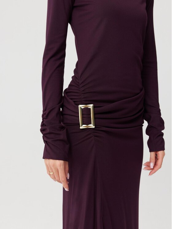 Roco Fashion Roco Fashion Každodenní šaty Leontine Fialová Slim Fit