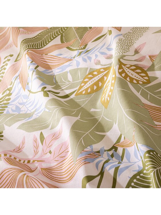 MIAhome MIAhome Komplet pościeli bawełnianej June Green 240x220 cm Kolorowy