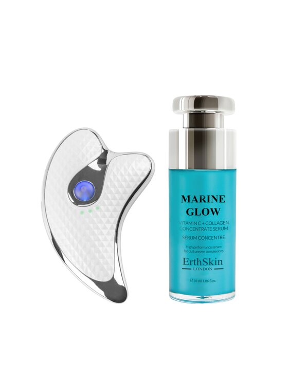Erthskin London Erthskin London Gua Sha z Mikroprądami Duo Witamina C Krem na dzień i na noc