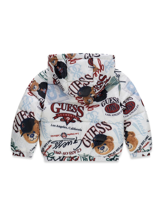 Guess Guess Μπουφάν μεταβατικό N6YL03 W2661 Έγχρωμο Regular Fit