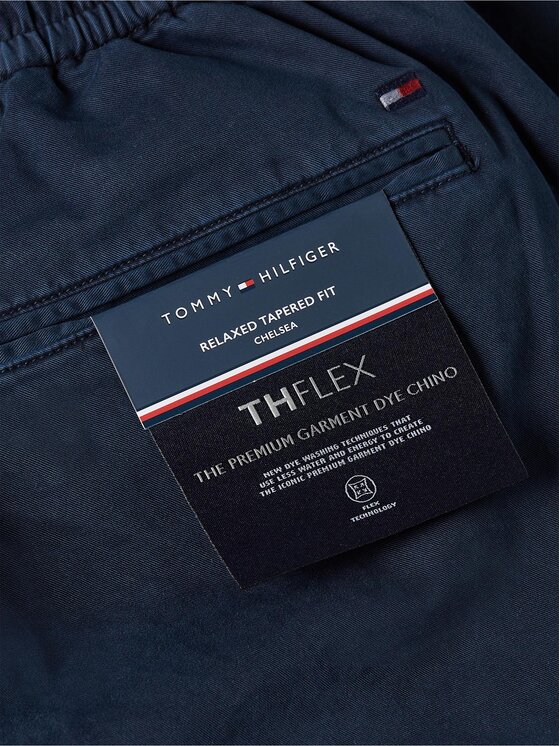 Tommy Hilfiger Tommy Hilfiger Pantaloni di tessuto MW0MW32131 Blu scuro Regular Fit