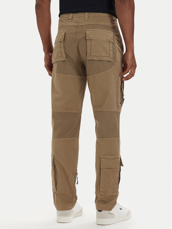 Aeronautica Militare Aeronautica Militare Cargo kalhoty 261PA1387UCT01493 Khaki Regular Fit