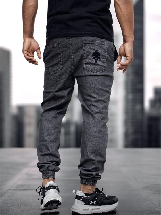 Marvel Marvel Joggery Punisher dark Small M Szary Regular Fit