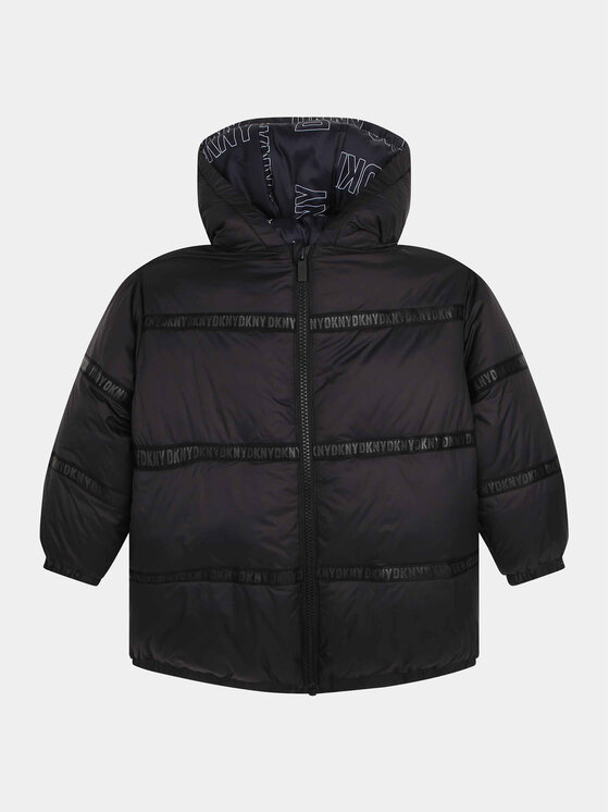 DKNY Kurtka zimowa D36687 S Czarny Regular Fit | Modivo.pl