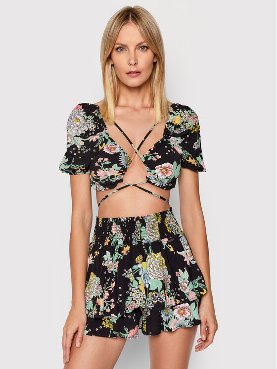 Maaji Blúzka 1842CCT001 Čierna Slim Fit